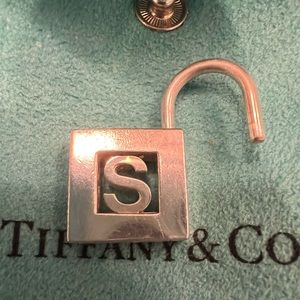 Charmed by Tiffany padlock “s” charm